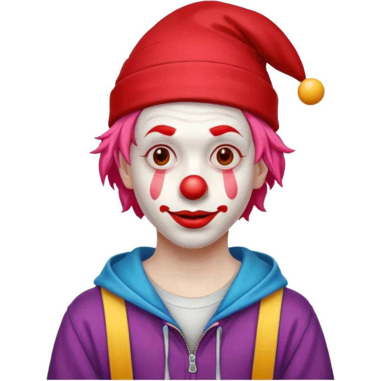 skater clown emoji