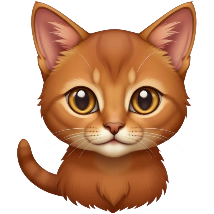 Abyssinian kitten emoji