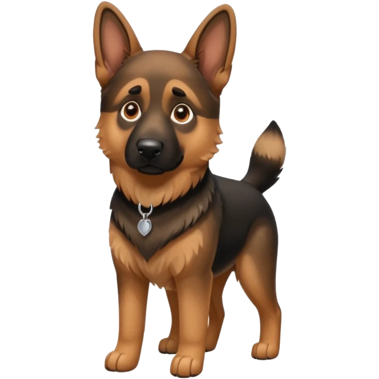 Perro pastor aleman emoji
