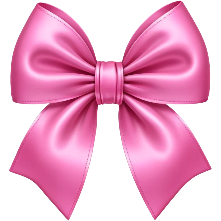 Pink bow emoji
