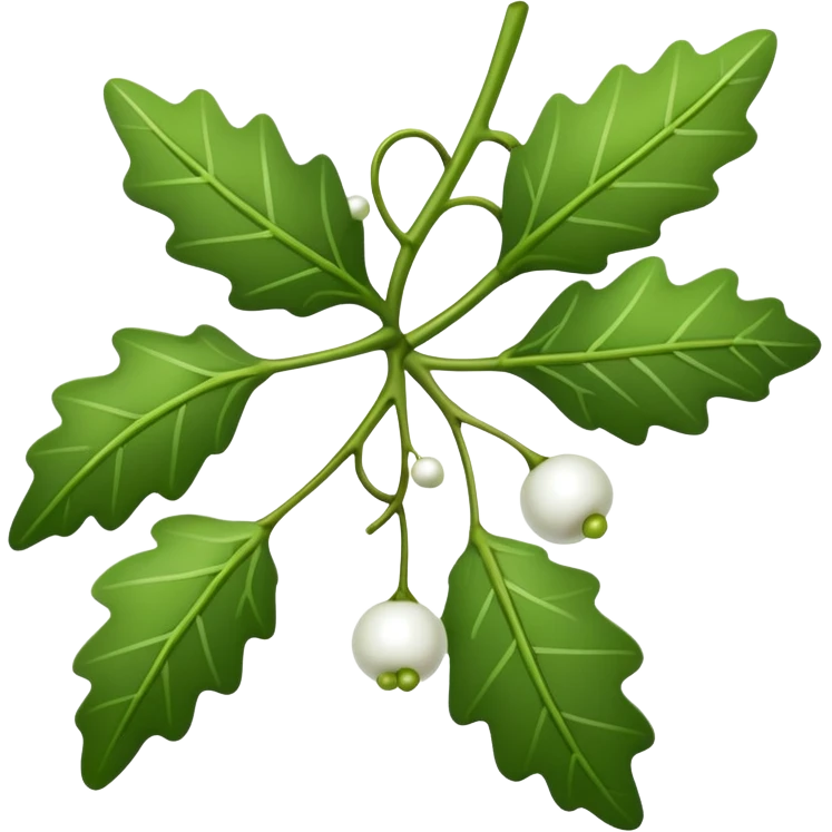 Mistletoe emoji