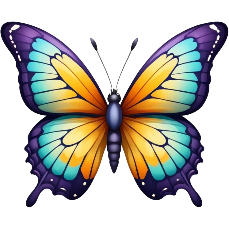 butterfly with a broken wing emoji