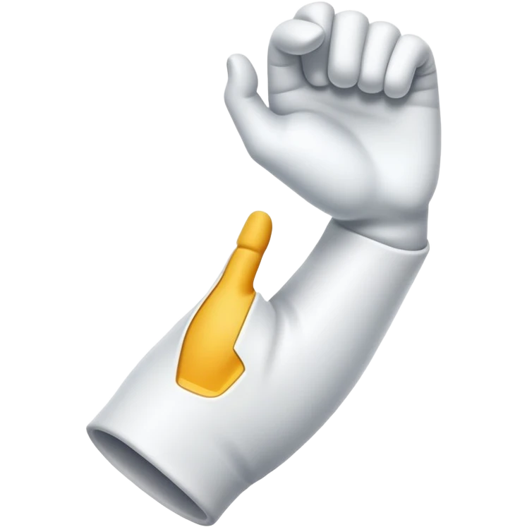 Arm cast emoji
