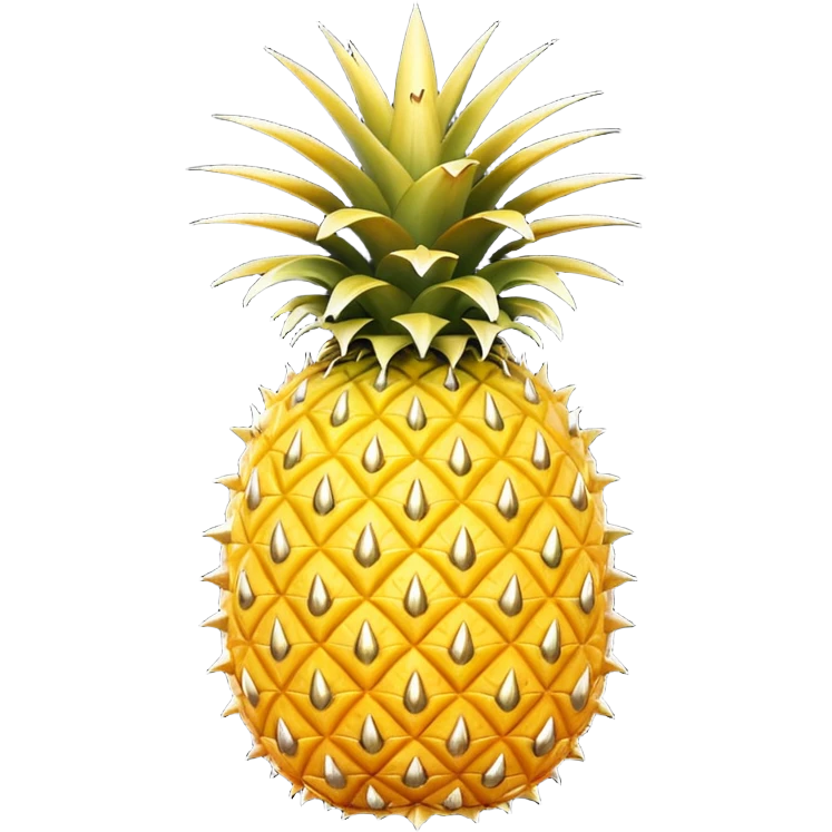 An upside down pineapple emoji