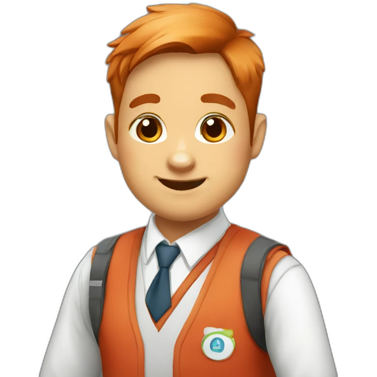 Red panda teacher emoji