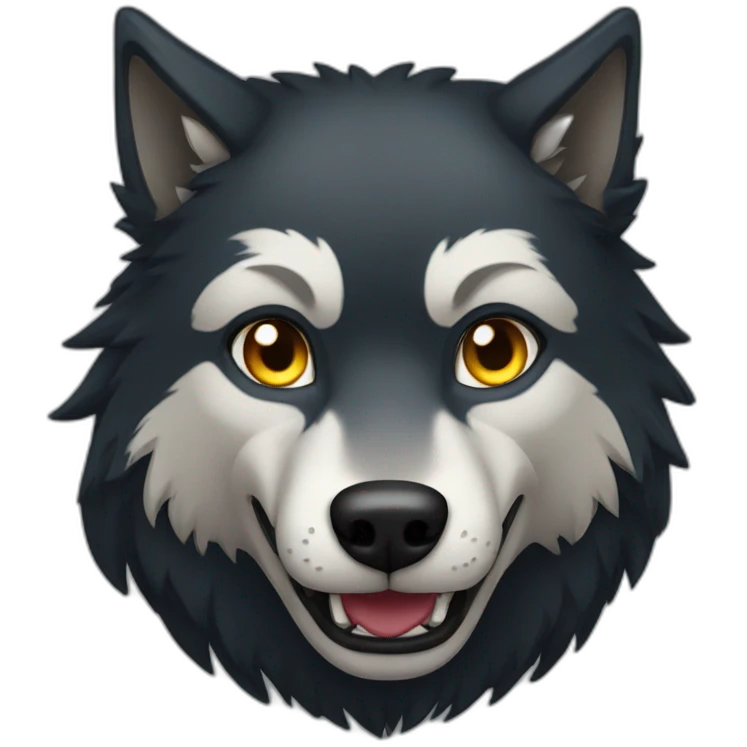Dark Wolf emoji