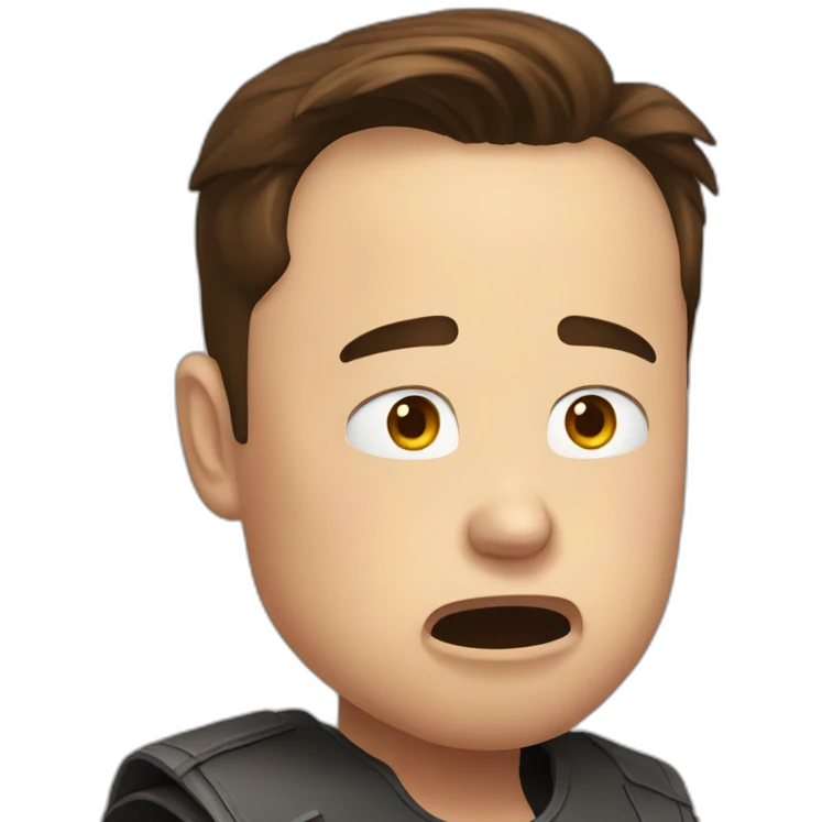 elon musk criing emoji