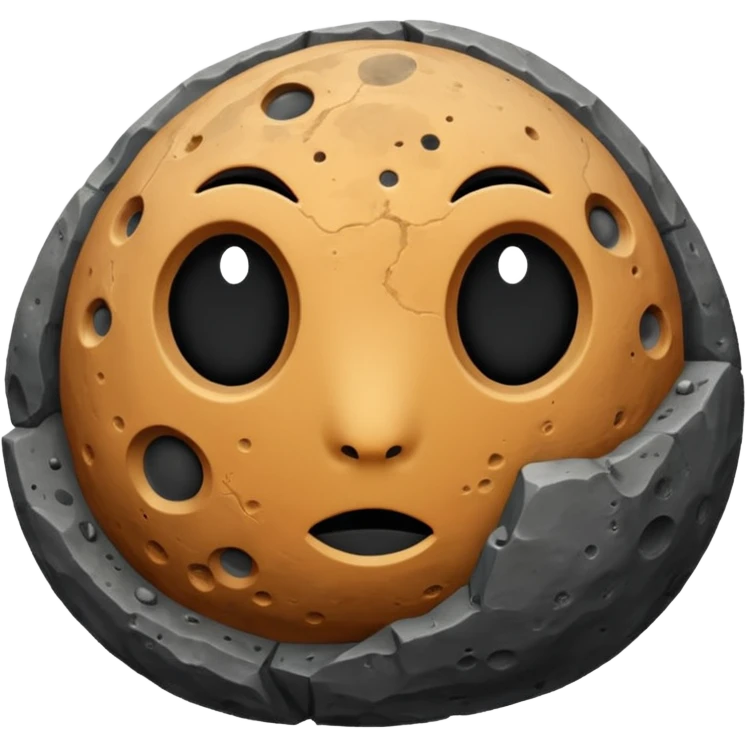 a realistic planet of phobos emoji