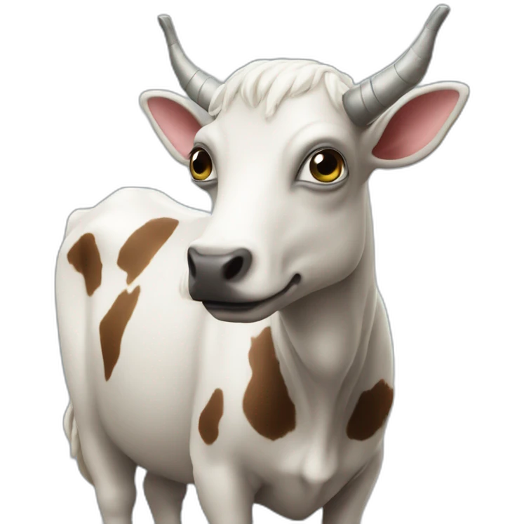Alien sur une vache emoji