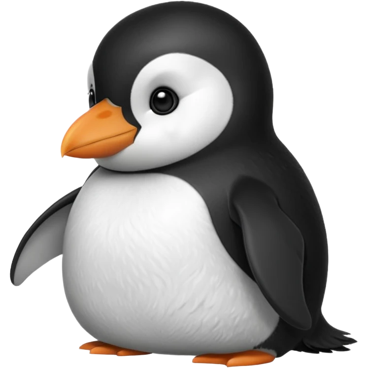 side eyeing penguin emoji