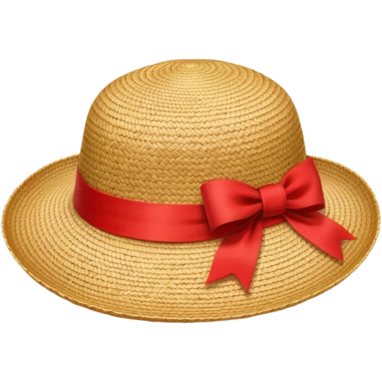 straw hat from one piece emoji