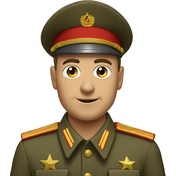 Soviet soldier emoji