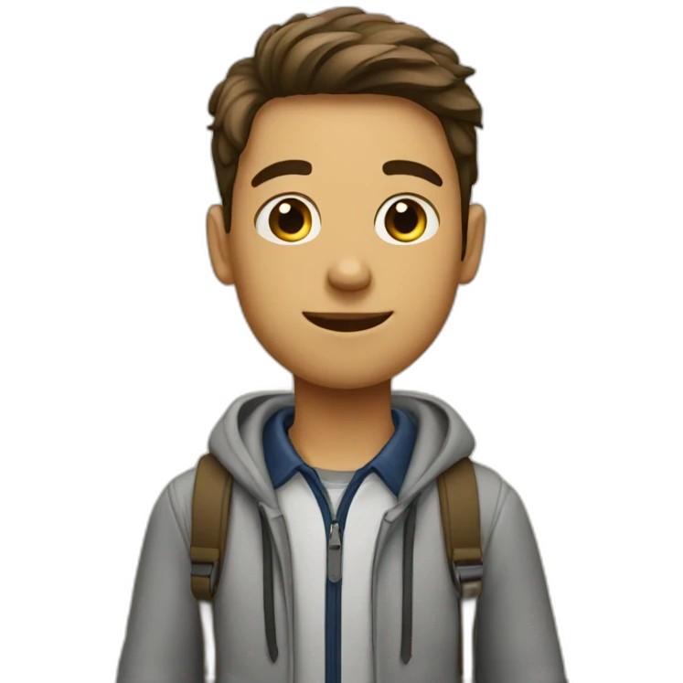 french student emoji