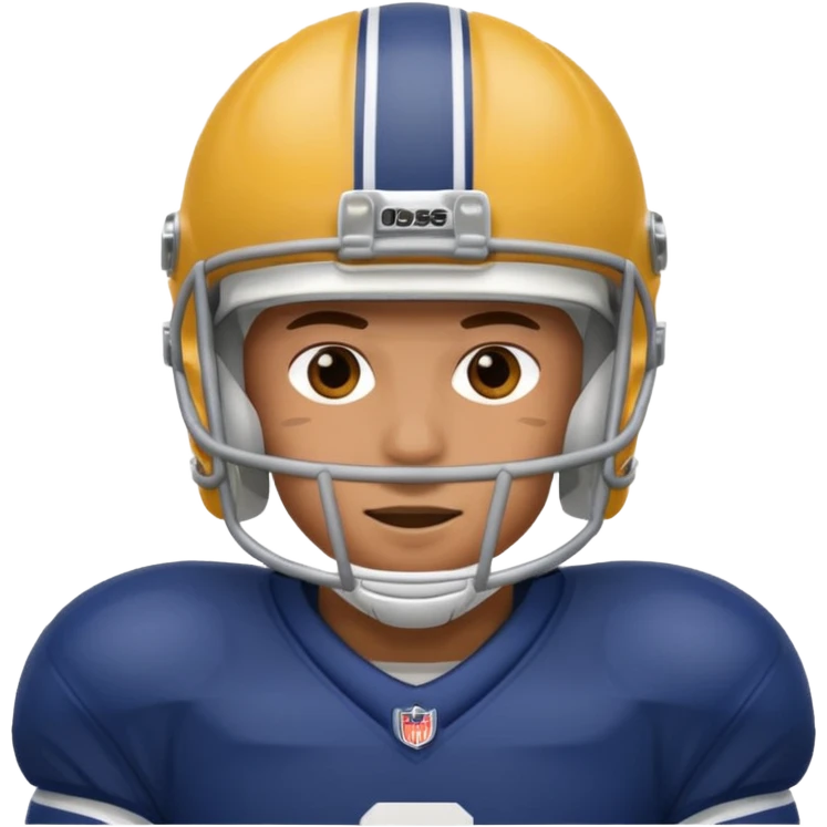 A person who plays football emoji