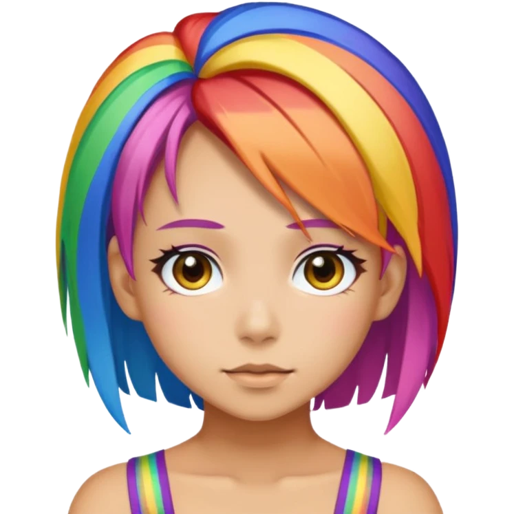 rainbow mika emoji