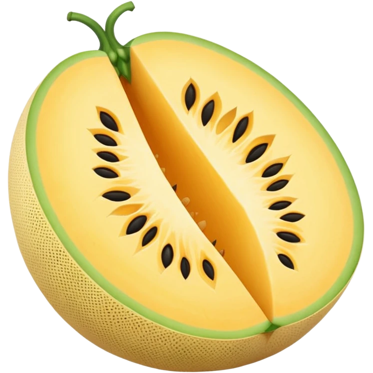 yellow melon emoji