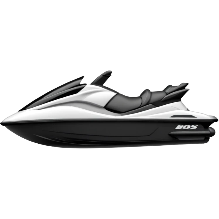Outline of jetski emoji