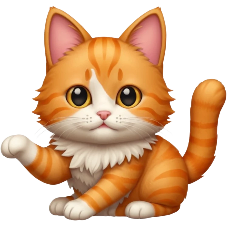 Finger kitty emoji