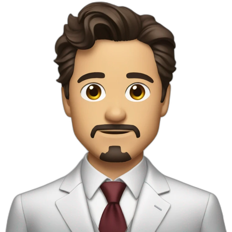 Tony stark in suit emoji