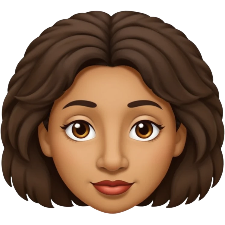 thick butt Latina baddie with a hairy face and a large nose emoji