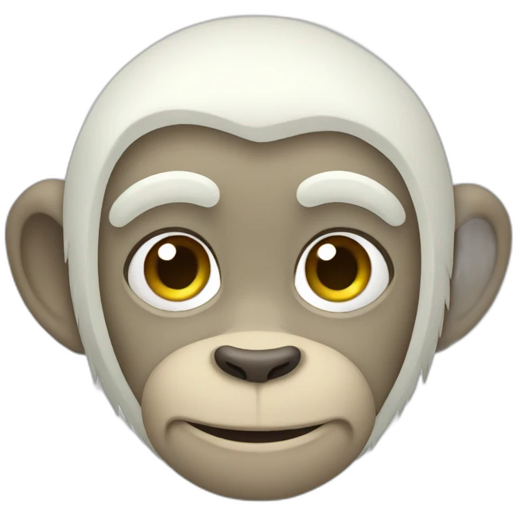White monkey emoji