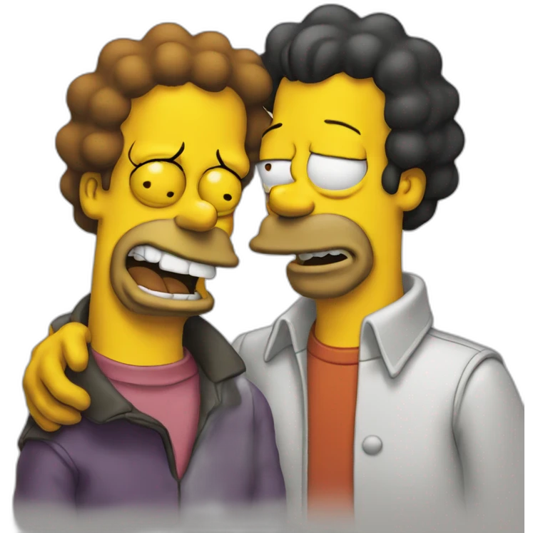 Simpson love emoji