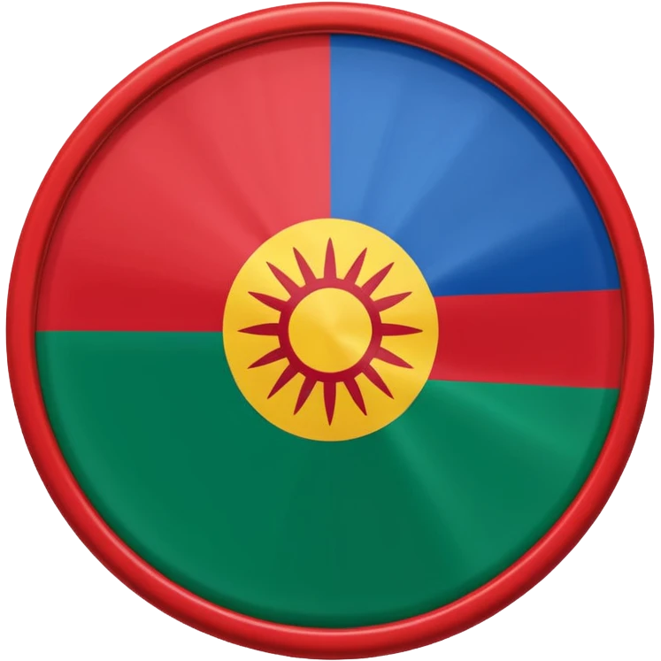 Drapeau gitan emoji