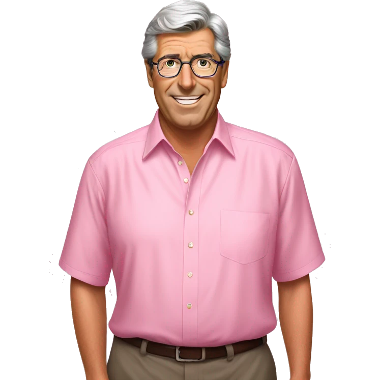 patrick balkany pink shirt emoji