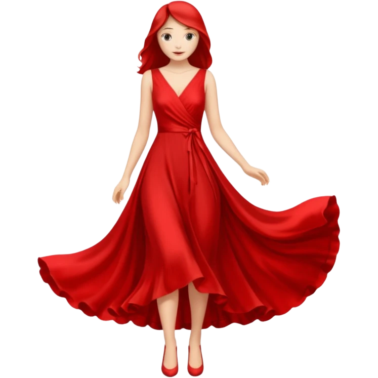 Modern dress emoji