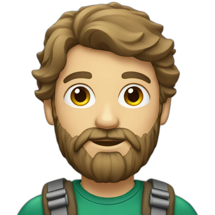 hiker-with-beard emoji
