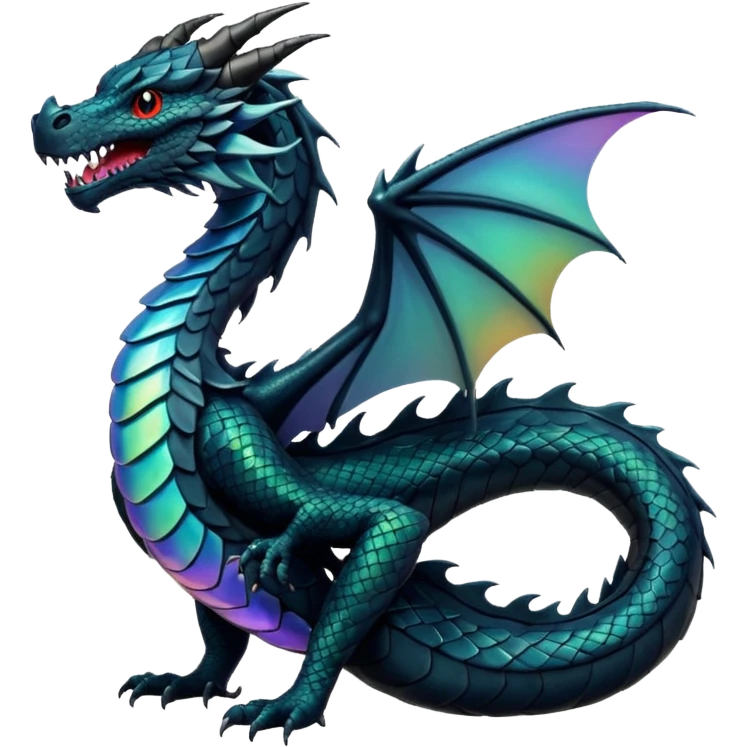 black dragon emoji