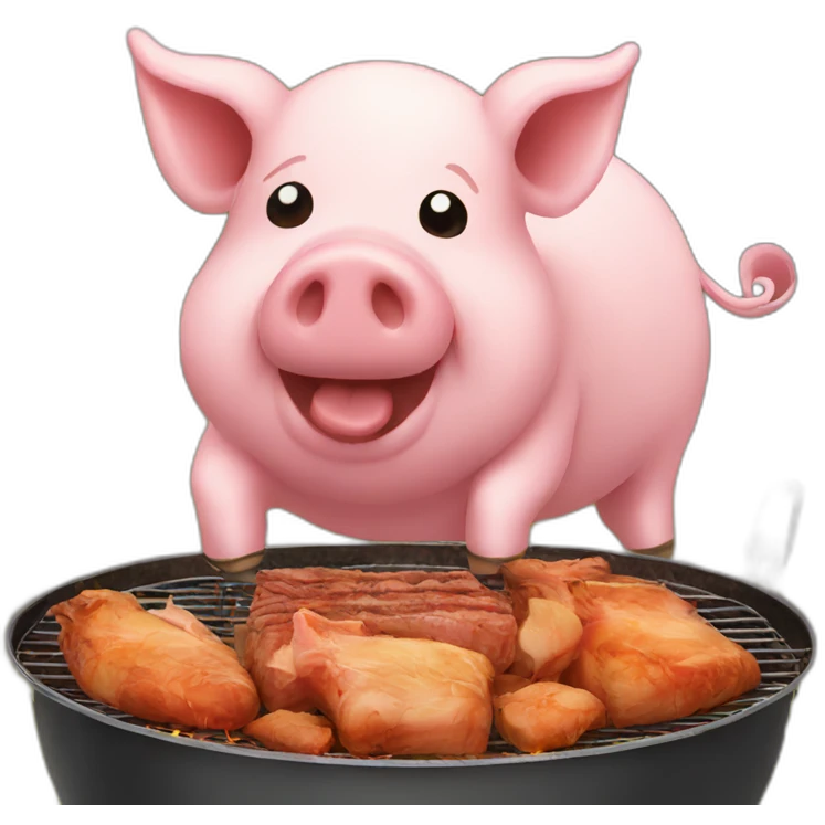 Pig roast emoji