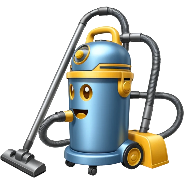 Dust extraction vacuum emoji