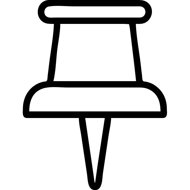 канцелярская кнопка (пушпин) emoji