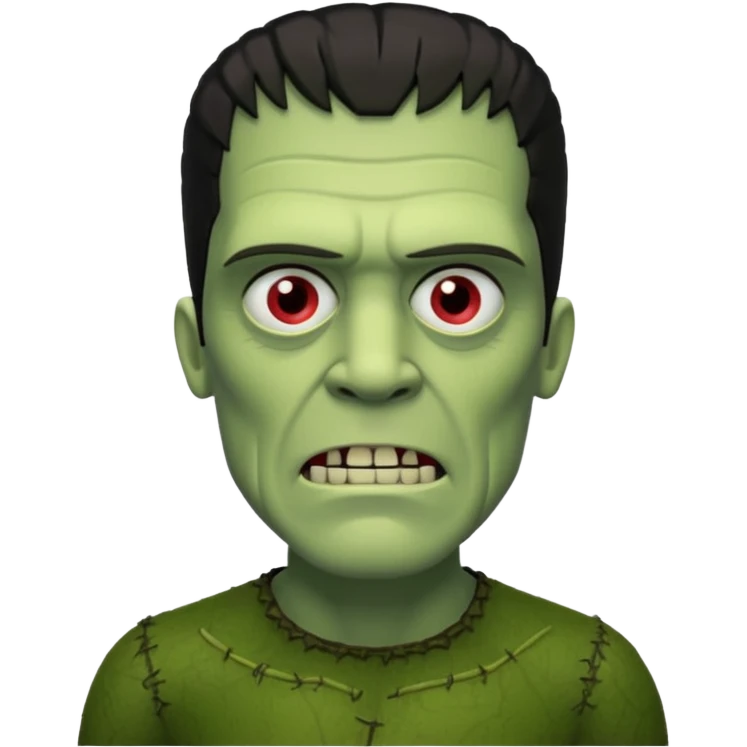 frankenstein's monster speaking with frankstein emoji