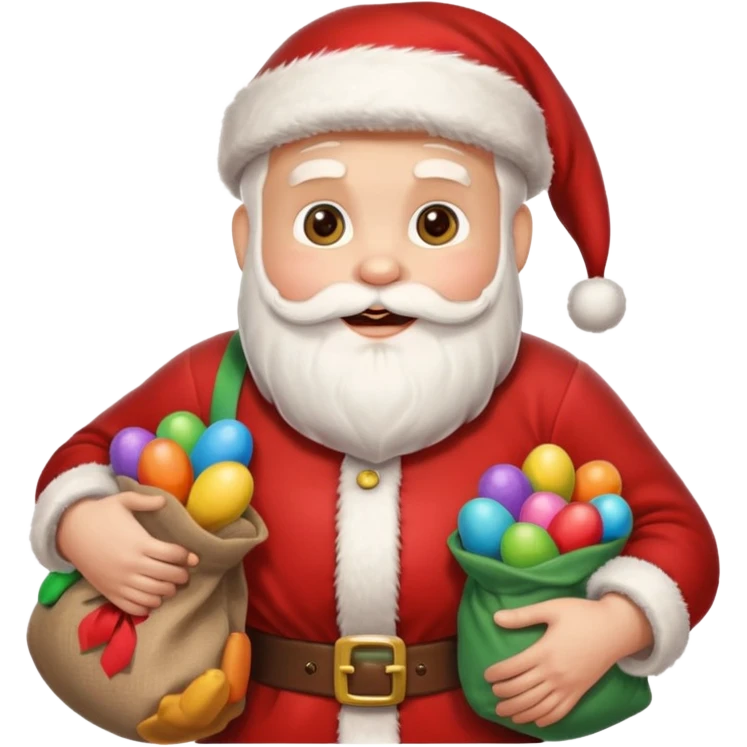 Christmas fat emoji