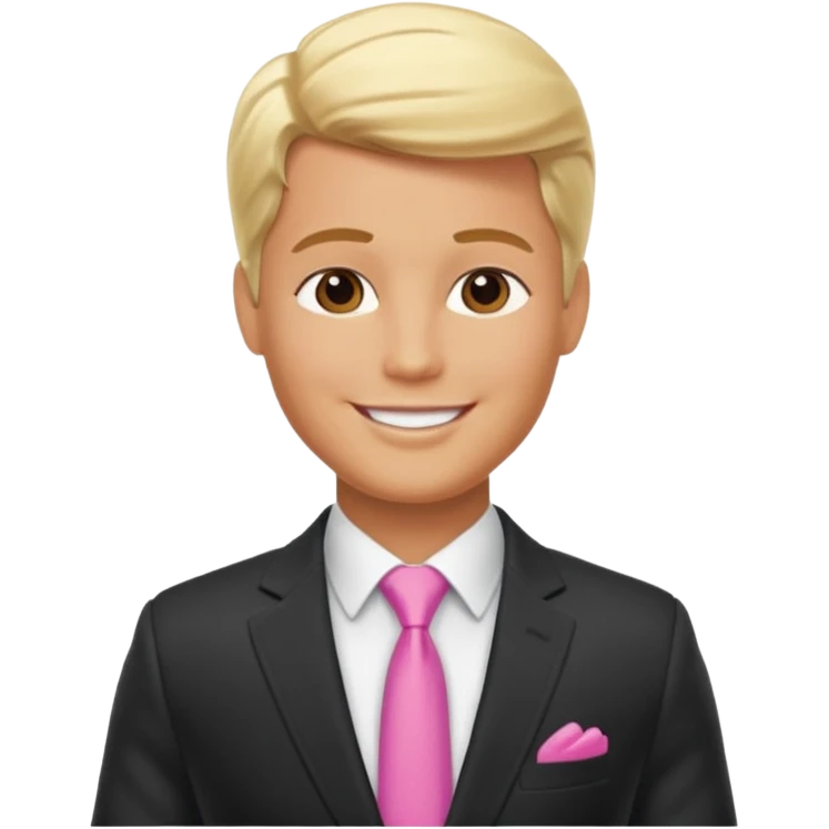 Barbie Ken hace emoji