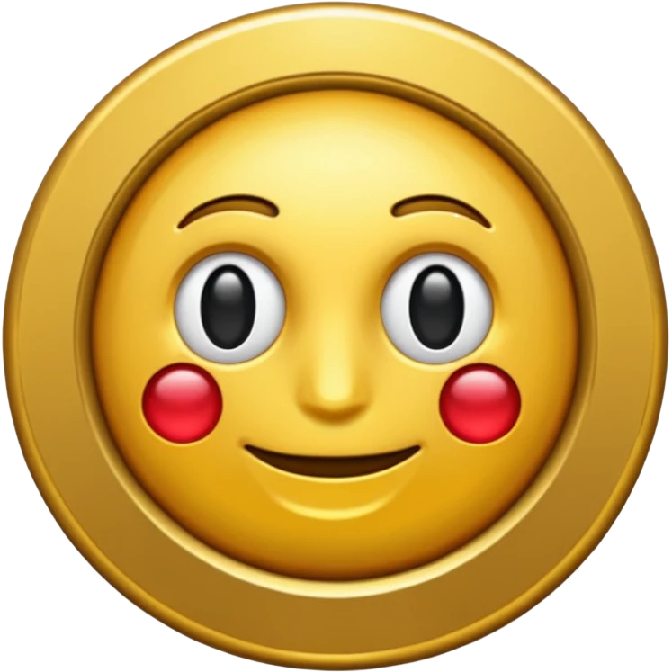 Crea un circulo dorado emoji