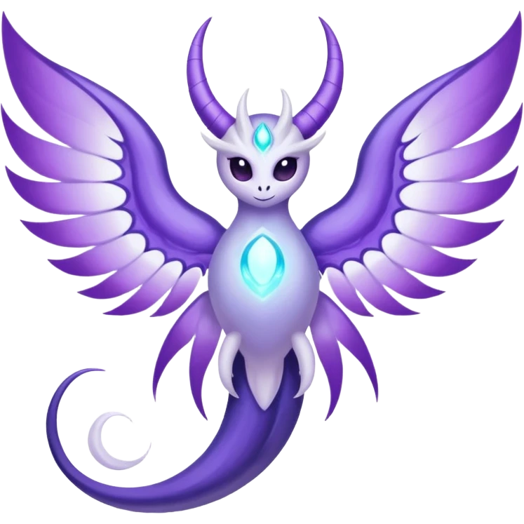 Lunala-Fakémon-hybrid-creature (full body)  emoji