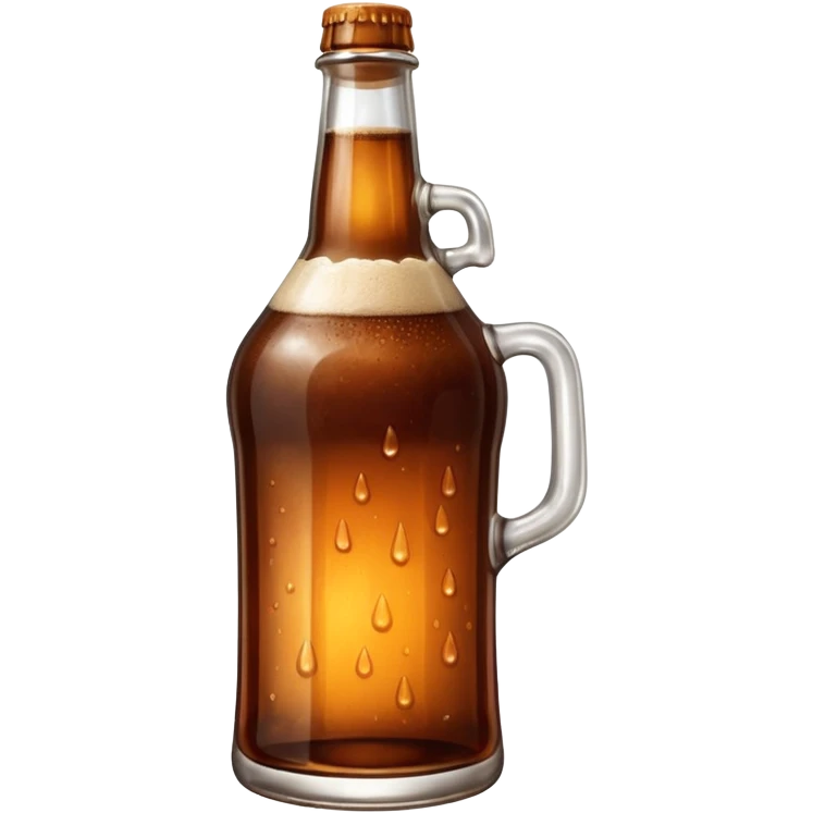 bottle of brown ale emoji