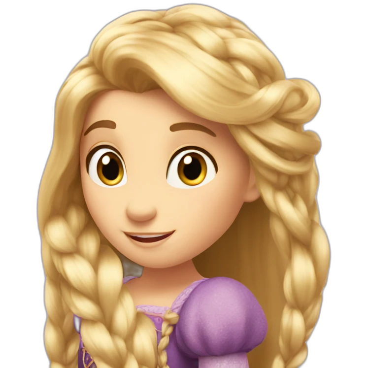 Rapunzel emoji