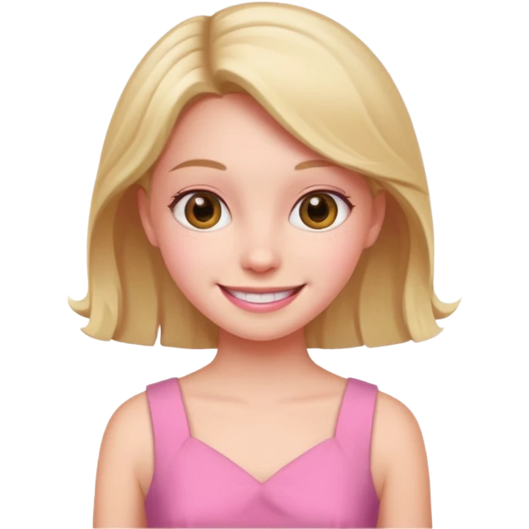 Clean girl pink emoji