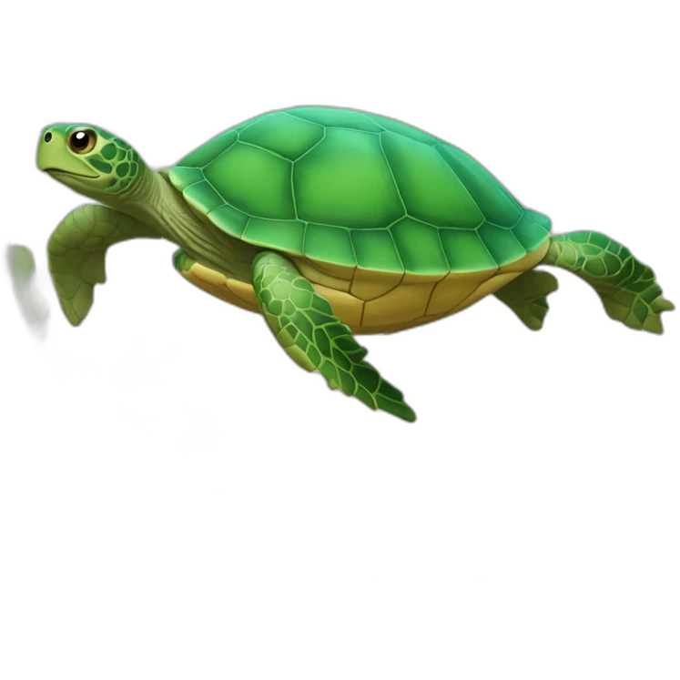 Tortue sur loutree emoji