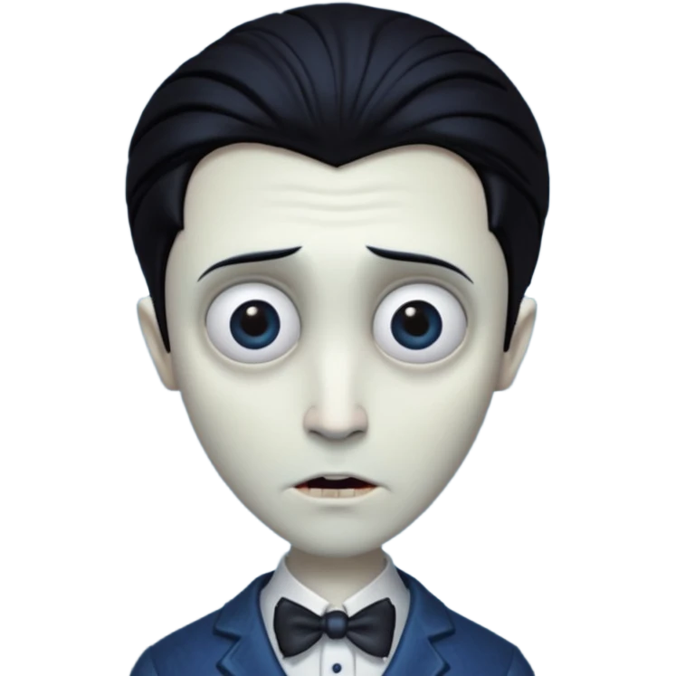 Victor Van Dort from Corpse Bride  head emoji