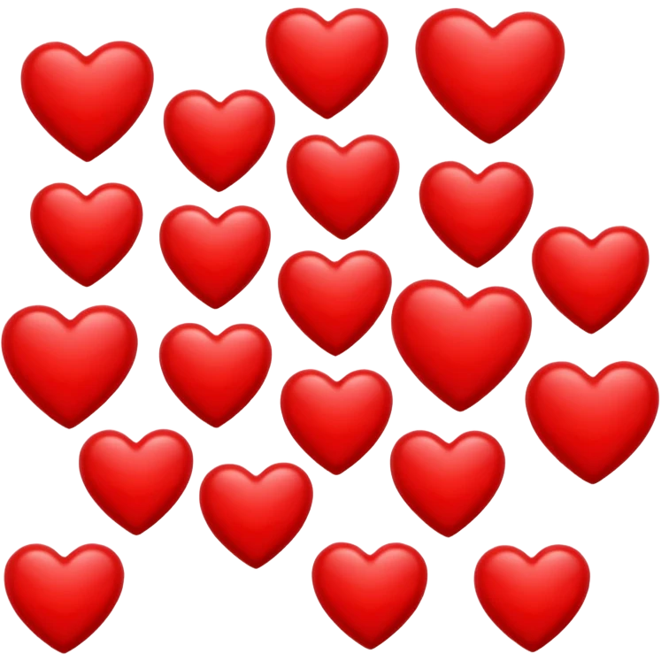 Love hearts emoji