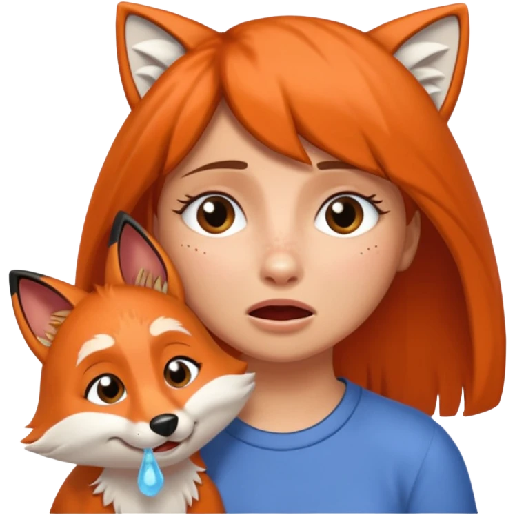 Make Dora and Swiper the fox crying emoji