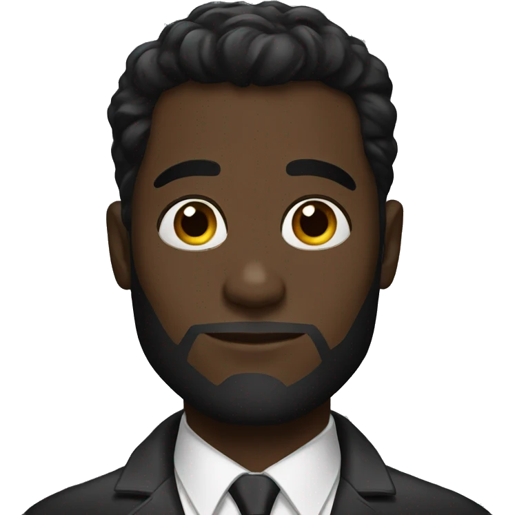 Black Superman  emoji