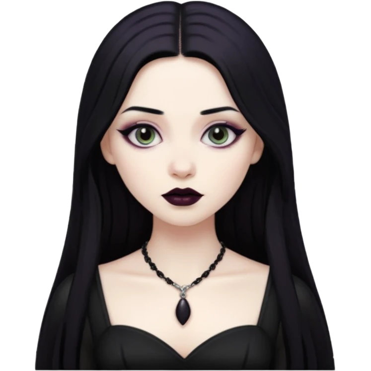 Goth female emoji