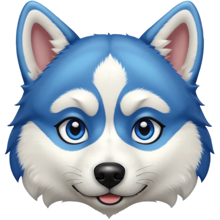 Un husky sibérien  emoji
