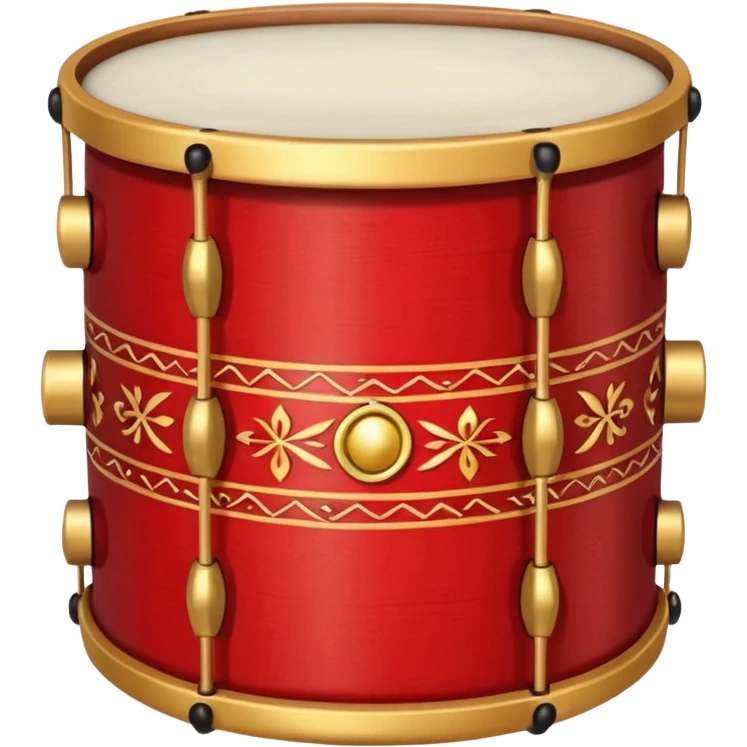 Decorative Drum red emoji